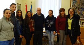 Recibimos la visita de un grupo de estudiantes del CFGM en Gestión Administrativa del IES Leonardo Da Vinci