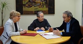 El síndic i la portaveu adjunta del Grup Parlamentari Socialista de les Corts Valencianes visiten el Síndic de Greuges