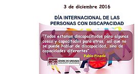 Día Internacional de las Personas con Discapacidad 